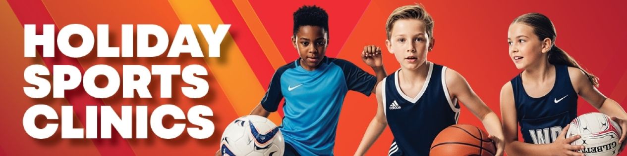 MLFC September School Holiday Sports Clinics Banner